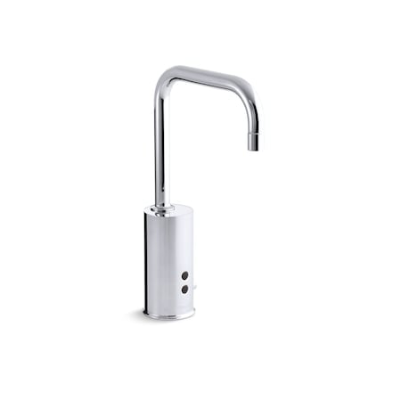Kohler Gooseneck Touchless Single-Hole Lavatory Faucet With Insight Sensor And Temperature Mixer 7519-SATA-CP